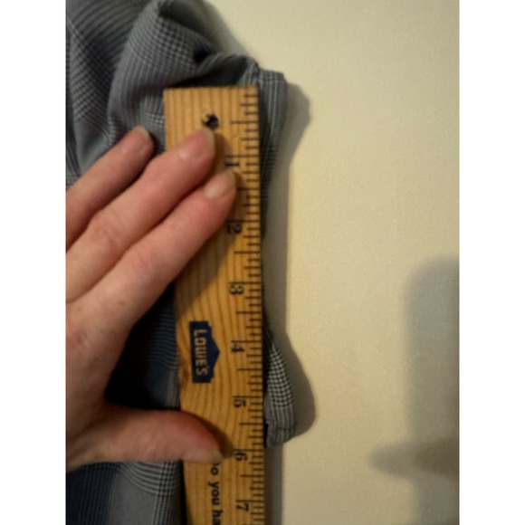 RB Collection New York Vintage 90s Gray Plaid Dress Professional size 8 - Picture 11 of 12